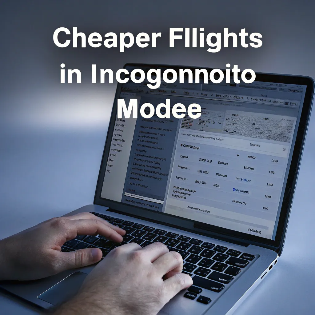 How to Use Incognito Mode to Find Cheaper Flights