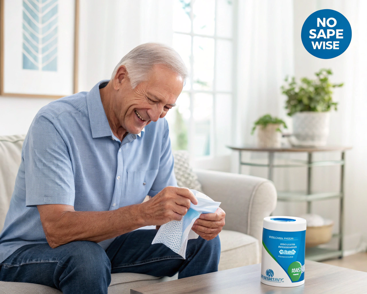 Stay Fresh Without Water Seniors Choose No Rinse Wipes