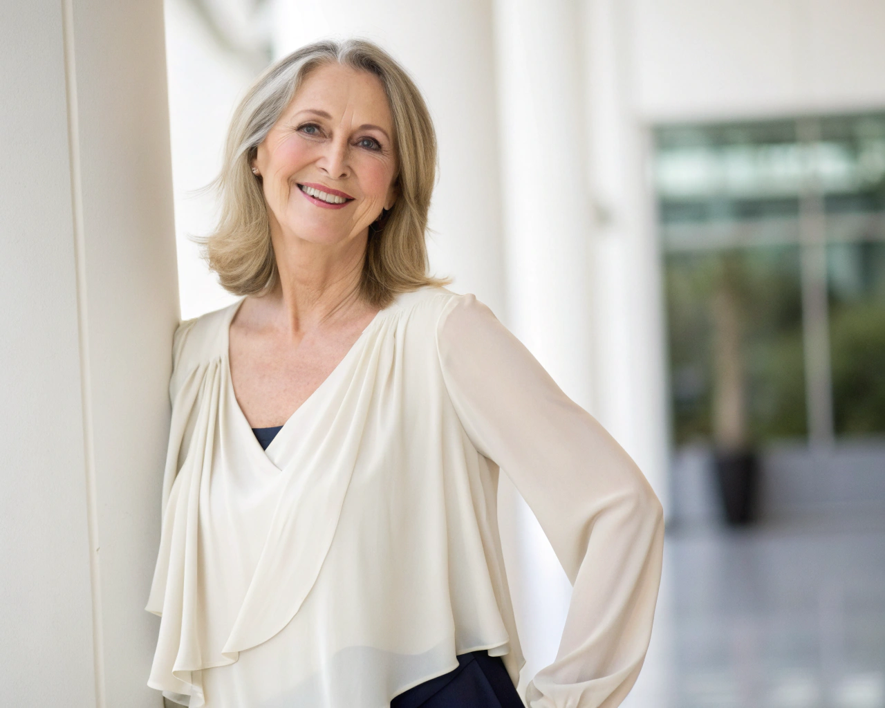 Stylists Say This Timeless Blouse Shaves Years Off Your Look